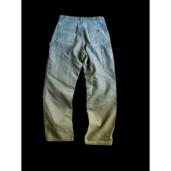 Carhartt MOS Vintage Duck Flannel-Lined Carpenter Utility Pants Sz 29.5x30 - Picture 2 of 11
